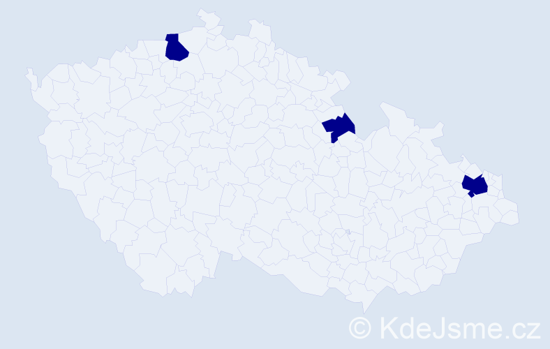 Jméno: 'Beáta Anna', počet výskytů 3 v celé ČR