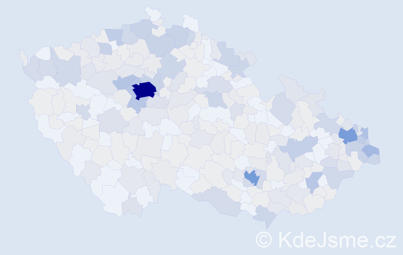 Jméno: 'Artur', počet výskytů 779 v celé ČR