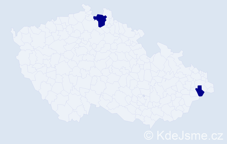 Jméno: 'Tomáš Ivan', počet výskytů 2 v celé ČR