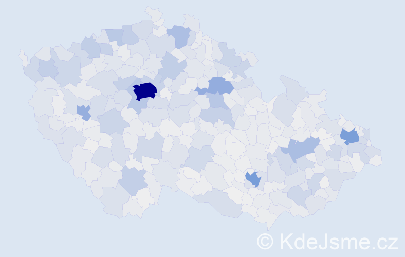 Jméno: 'Diana', počet výskytů 4514 v celé ČR