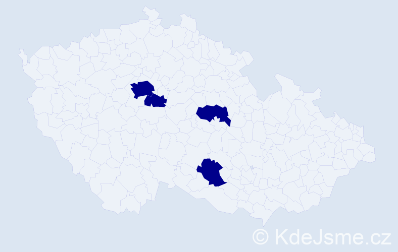 Jméno: 'Cong Huy', počet výskytů 4 v celé ČR