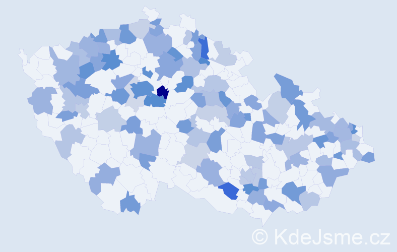 Jméno: 'Marie Anna', počet výskytů 185 v celé ČR