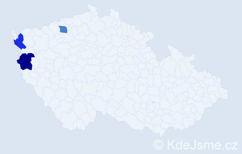 Jméno: 'Siegfried Josef', počet výskytů 3 v celé ČR