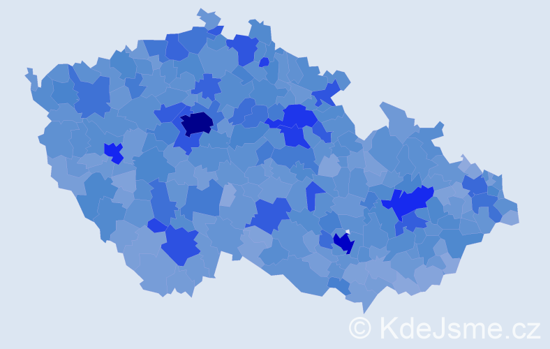 Jméno: 'Olga', počet výskytů 34101 v celé ČR