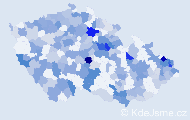 Jméno: 'Liběna', počet výskytů 596 v celé ČR