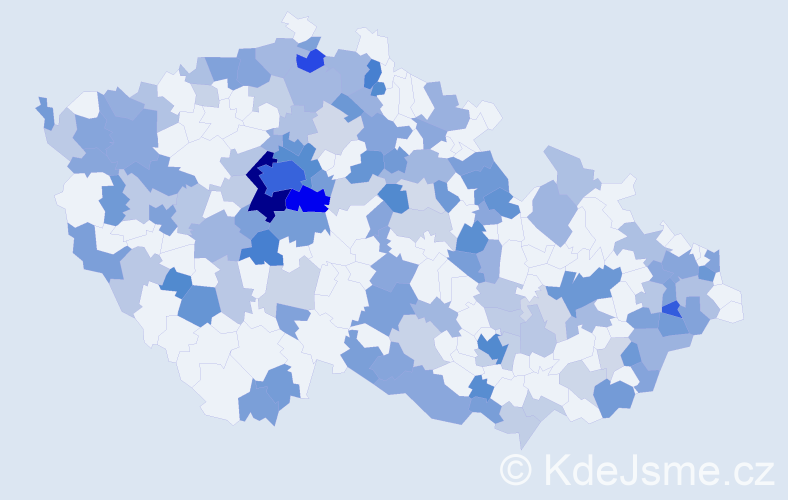 Jméno: 'Nikita', počet výskytů 299 v celé ČR