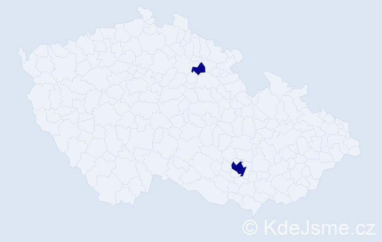 Jméno: 'Adam Otakar', počet výskytů 2 v celé ČR