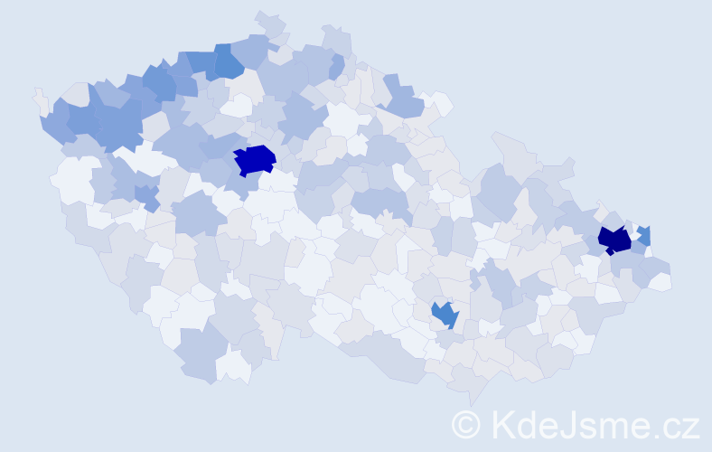 Jméno: 'Gizela', počet výskytů 688 v celé ČR