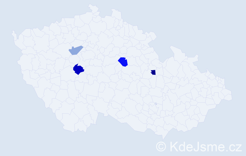 Jméno: 'Filip Daniel', počet výskytů 4 v celé ČR