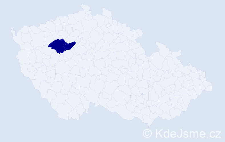 Jméno: 'Laduška', počet výskytů 2 v celé ČR