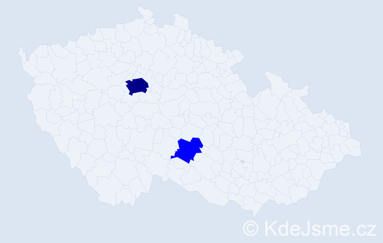 Jméno: 'Wen Jie', počet výskytů 3 v celé ČR