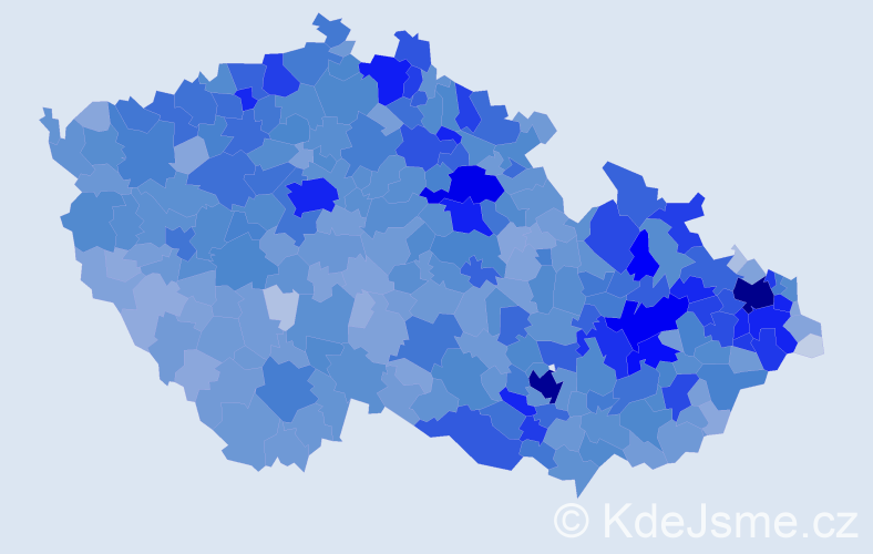 Jméno: 'Naděžda', počet výskytů 17893 v celé ČR