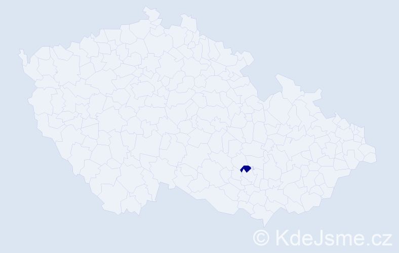 Jméno: 'Daniel-Gabriel', počet výskytů 1 v celé ČR