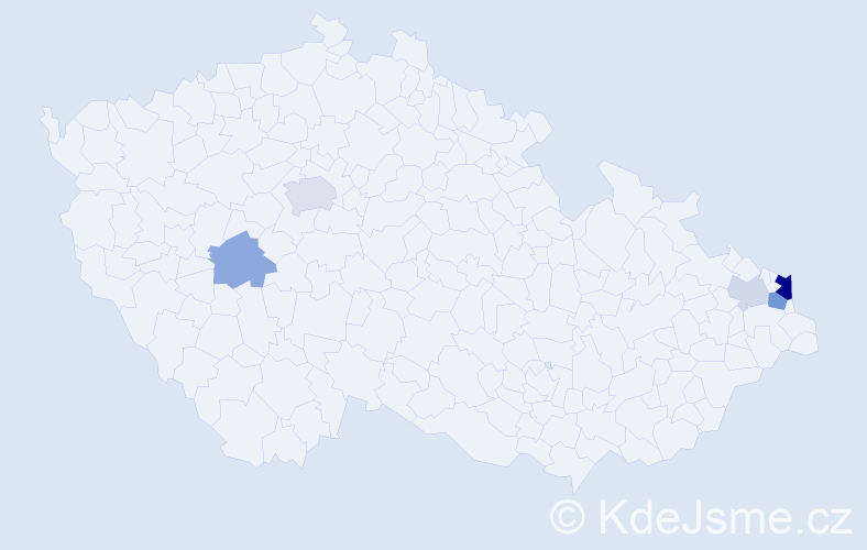 Jméno: 'Janusz Stanislaw', počet výskytů 11 v celé ČR