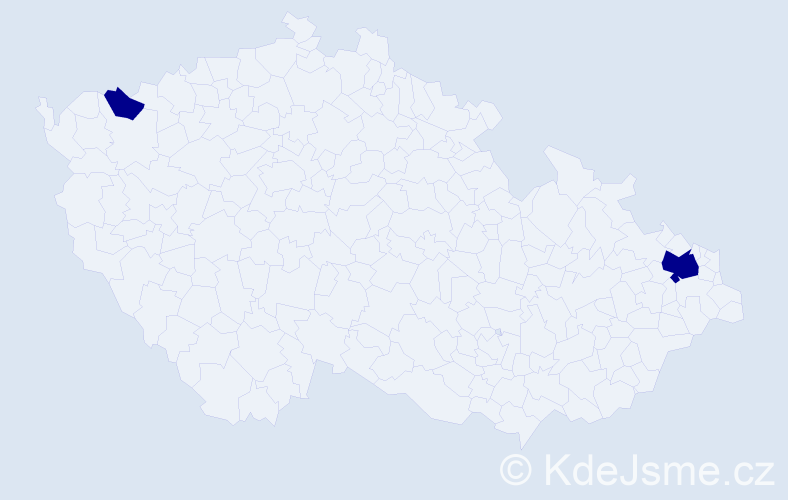 Jméno: 'Ngoc Bay', počet výskytů 2 v celé ČR