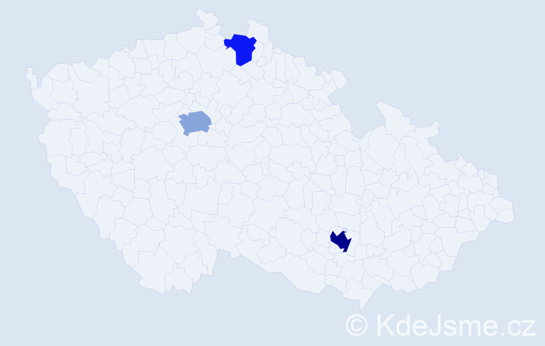 Jméno: 'Lian', počet výskytů 6 v celé ČR
