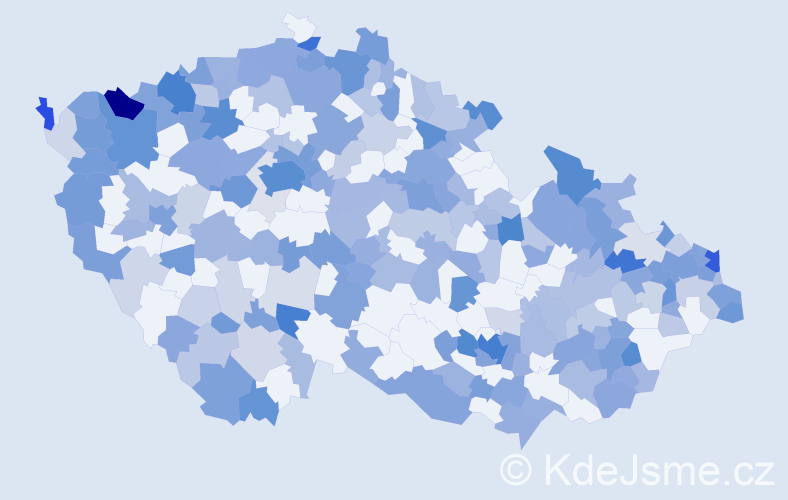 Jméno: 'Katarina', počet výskytů 480 v celé ČR