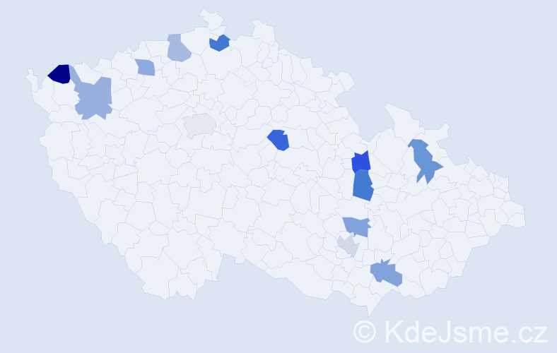 Jméno: 'Adam Pavel', počet výskytů 13 v celé ČR