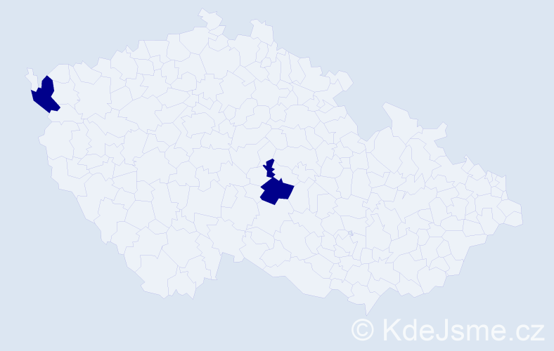 Jméno: 'Bao Phi', počet výskytů 2 v celé ČR