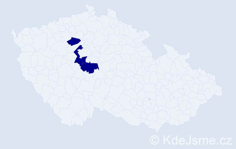 Jméno: 'Sabahudin', počet výskytů 3 v celé ČR