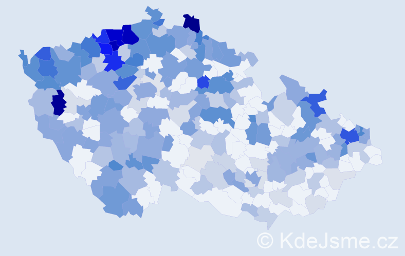 Jméno: 'Gejza', počet výskytů 696 v celé ČR