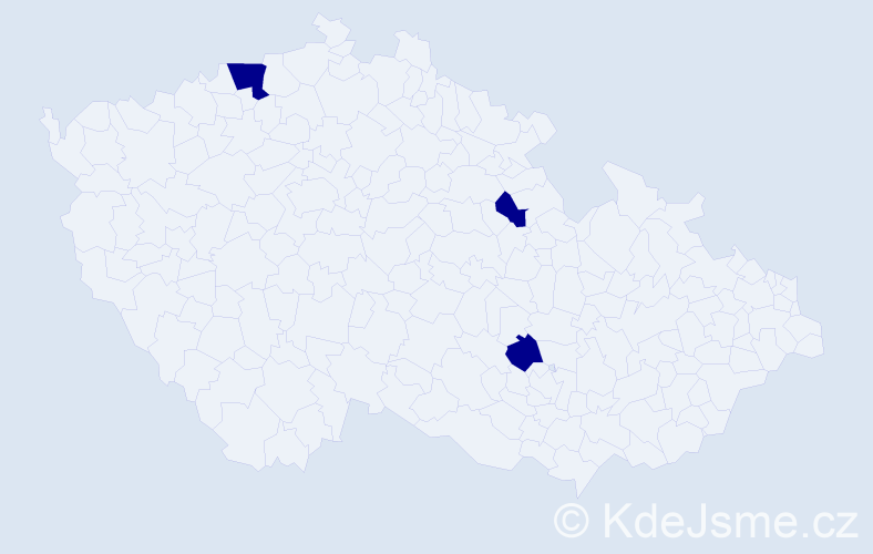 Jméno: 'Lucas Paul', počet výskytů 3 v celé ČR