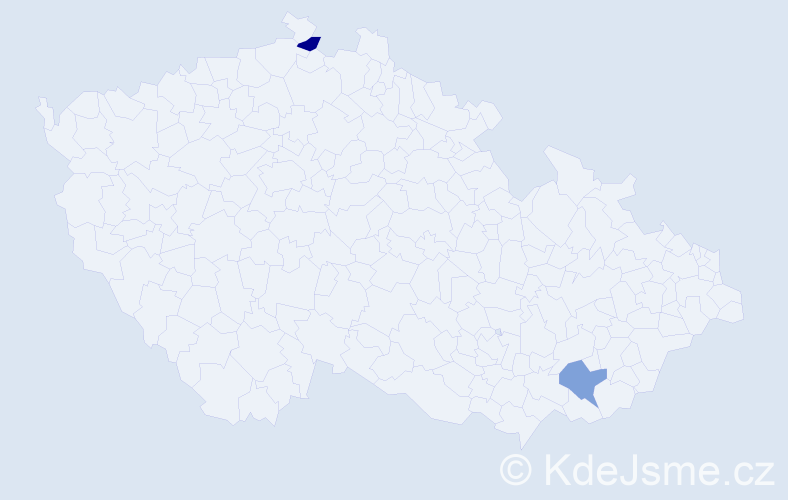 Jméno: 'Duc Hong', počet výskytů 2 v celé ČR