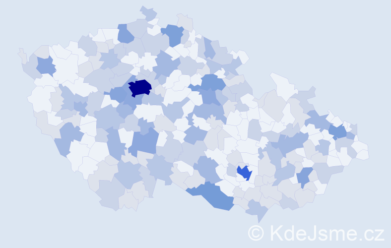 Jméno: 'Katka', počet výskytů 328 v celé ČR