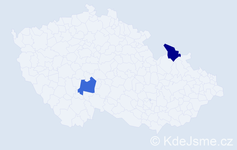 Jméno: 'Markus Michael', počet výskytů 2 v celé ČR