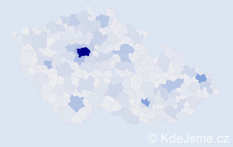 Jméno: 'Tereza', počet výskytů 81807 v celé ČR