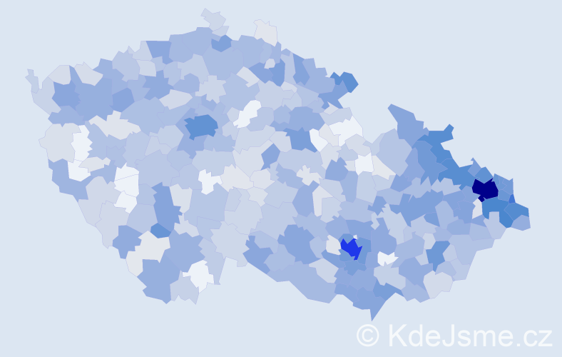 Jméno: 'Sylvie', počet výskytů 2244 v celé ČR