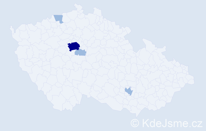 Jméno: 'Khalil', počet výskytů 7 v celé ČR
