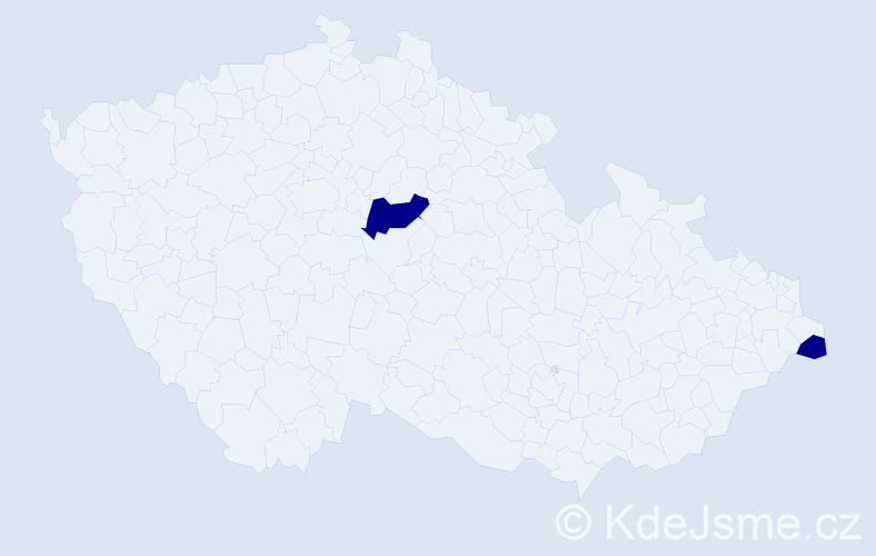 Jméno: 'Joshua Erik', počet výskytů 2 v celé ČR
