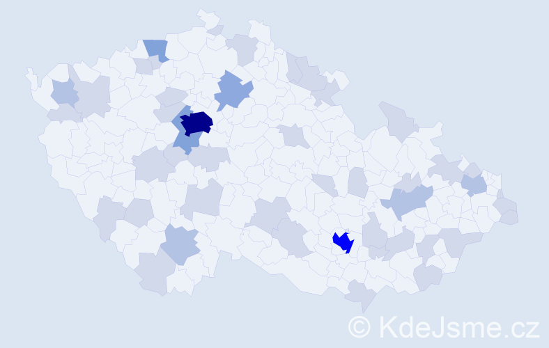 Jméno: 'Arthur', počet výskytů 84 v celé ČR