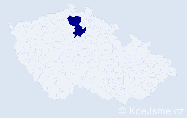 Jméno: 'Ewa Urszula', počet výskytů 2 v celé ČR