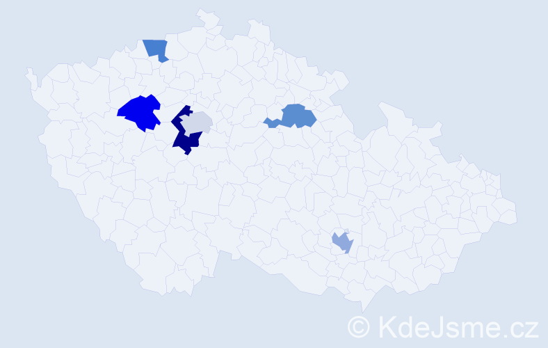 Jméno: 'Cong Tuan', počet výskytů 7 v celé ČR