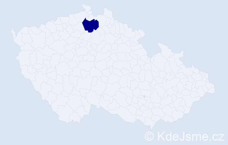 Jméno: 'František Jáchym', počet výskytů 1 v celé ČR