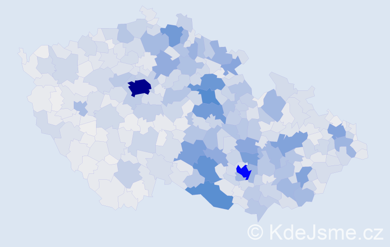 Jméno: 'Leoš', počet výskytů 5800 v celé ČR