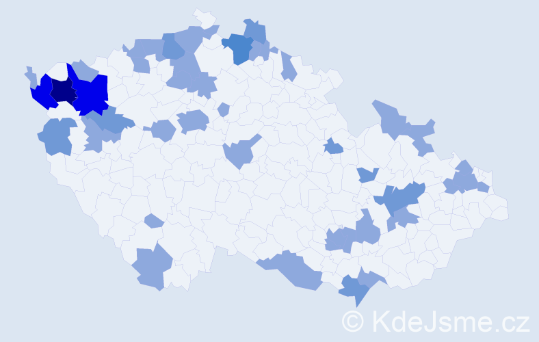 Jméno: 'Elfriede', počet výskytů 67 v celé ČR