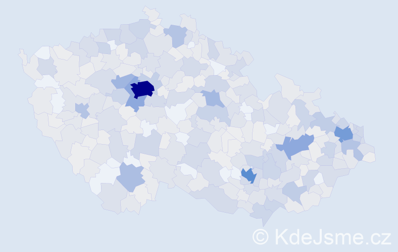 Jméno: 'Stela', počet výskytů 1066 v celé ČR
