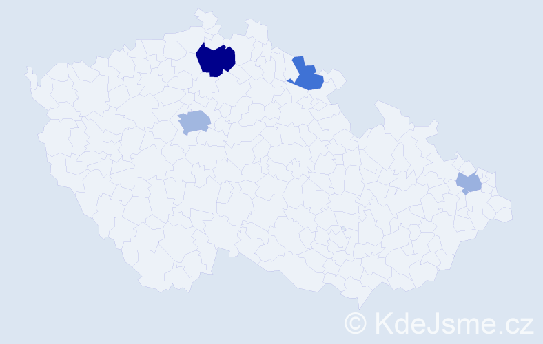 Jméno: 'Tome', počet výskytů 7 v celé ČR
