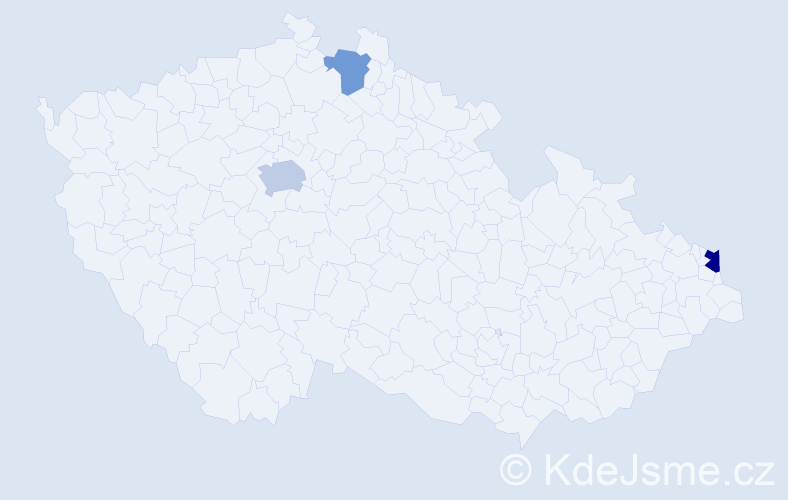 Jméno: 'Dariusz Robert', počet výskytů 5 v celé ČR