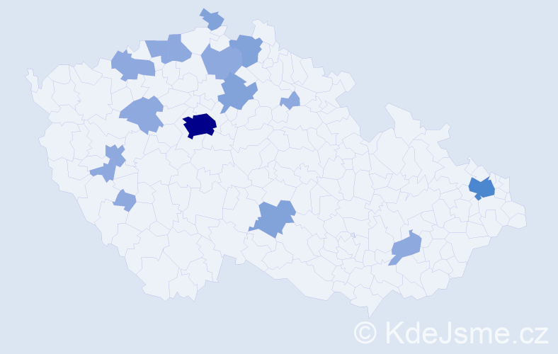 Jméno: 'Ngoc Hung', počet výskytů 31 v celé ČR
