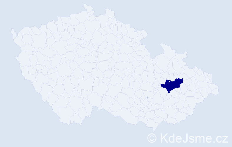 Jméno: 'Jared Eugene', počet výskytů 1 v celé ČR