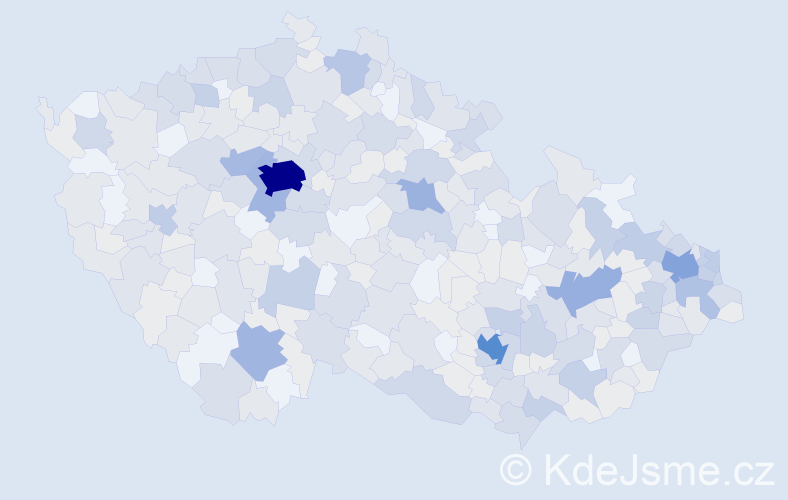 Jméno: 'Stela', počet výskytů 790 v celé ČR