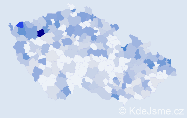 Jméno: 'Valeria', počet výskytů 473 v celé ČR