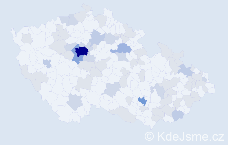 Jméno: 'Sofie Anna', počet výskytů 133 v celé ČR