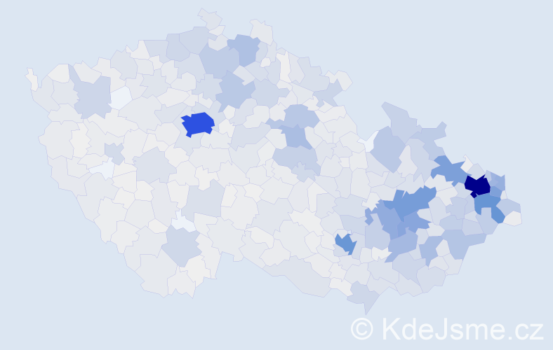 Jméno: 'Břetislav', počet výskytů 6199 v celé ČR