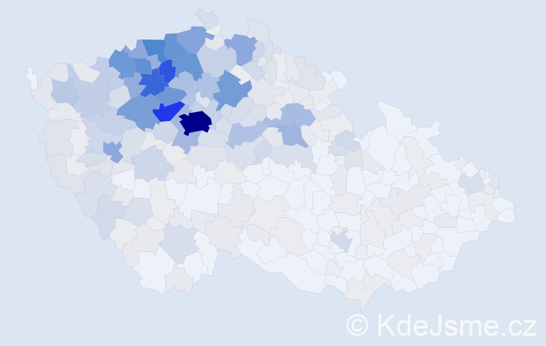 Jméno: 'Venuše', počet výskytů 1291 v celé ČR