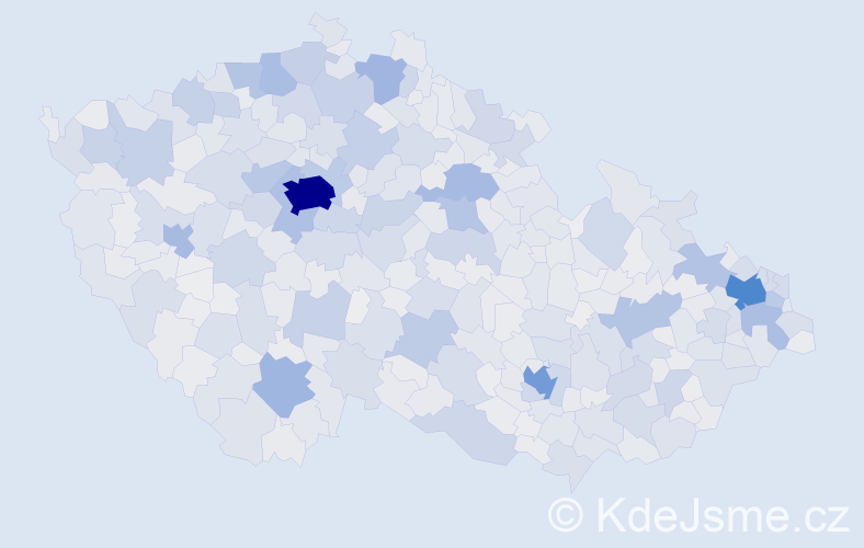 Jméno: 'Šárka', počet výskytů 38339 v celé ČR